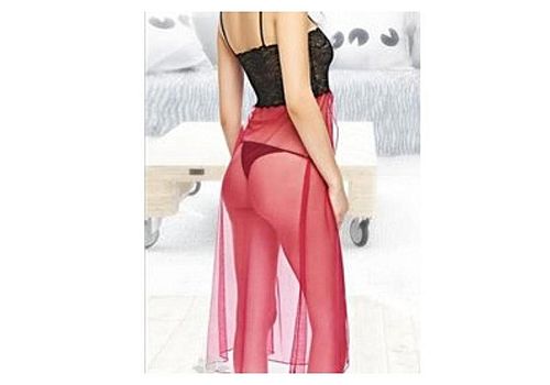 Passionne lingerie Chemise De Nuit + String - Rose-Noir au meilleur prix au Maroc