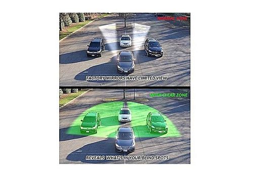 As Seen On TV Miroir angle mort Clear Zone - Set de 2 au meilleur prix au Maroc