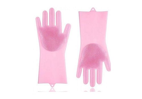 Gant vaisselle magique Nettoyant Gants D'Épurateur Brosse - Paire (2 pièces) au meilleur prix au Maroc