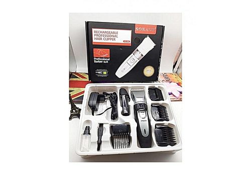 Sokany Tondeuse Professionnelle Rechargeable Electrique pour cheveux visage et corps lame en titanium au meilleur prix au Maroc