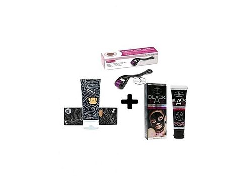 Pack spécial Visage - Derma roller 0,5 & Voox DD cream & Masque noir pour les saletés & points noirs au meilleur prix au Maroc