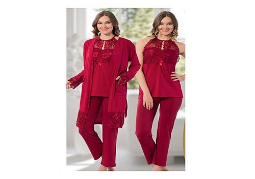 Jenika Pyjama de Nuit 3 pièce - Multi-Couleur au meilleur prix au Maroc