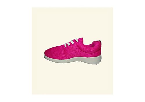 Chaussure Synapse Sneakers Basket - Rose Foncé et sa semelle Blanche contrastante Chic. au meilleur prix au Maroc