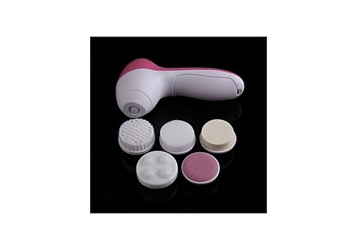 Pack Brosse cheveux lissante électrique + Brosse de nettoyage pour visage 5 en 1 au meilleur prix au Maroc