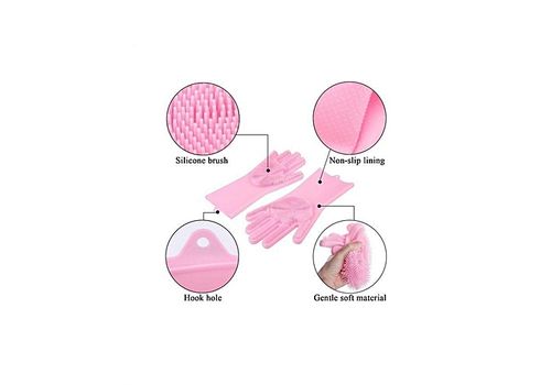 Gant vaisselle magique Nettoyant Gants D'Épurateur Brosse - Paire (2 pièces) au meilleur prix au Maroc