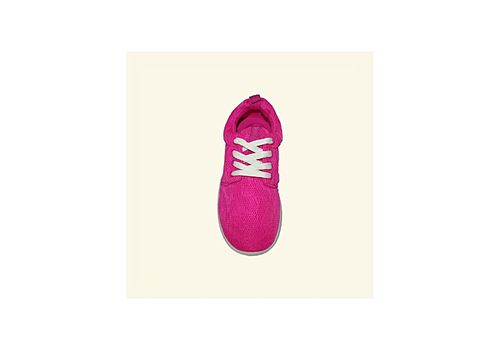 Chaussure Synapse Sneakers Basket - Rose Foncé et sa semelle Blanche contrastante Chic. au meilleur prix au Maroc
