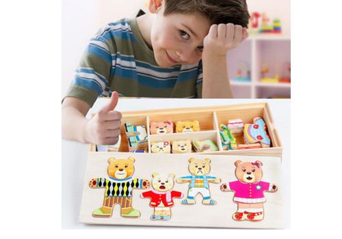 Puzzle 3D en bois véritable au meilleur prix au Maroc