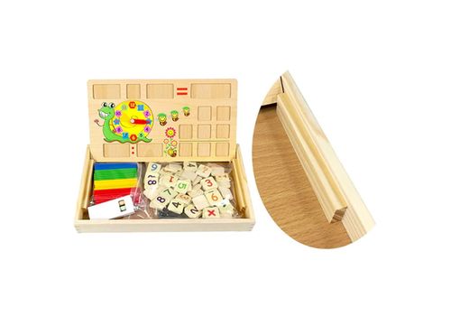 Cinq ensembles de colonne - Jeu de formes montessori au meilleur prix au Maroc