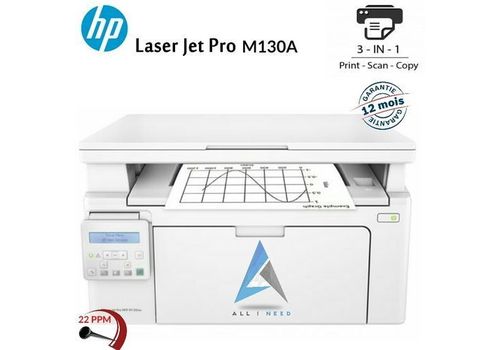 Imprimante LaserJet Multifonction ( Scan / Copie / Print ) M130A au meilleur prix au Maroc