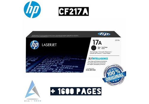 Toner 17A Originale  (CF217A) - Noir - 1600 P + au meilleur prix au Maroc