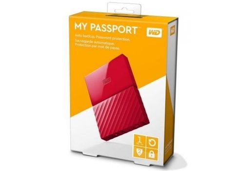 HDD Externe 1To My Passport 2.5" USB 3.0 - Red au meilleur prix au Maroc