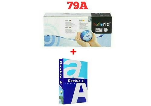 Toner 79A Noir Compatible + Ramette papier A4 AA 80Gr au meilleur prix au Maroc