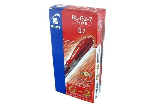 PACKET DE 12 STYLO PILOT G2 ROUGE BL-G2-7 au meilleur prix au Maroc