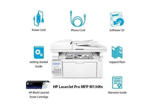 imprimante multifonction 3in1 laser A4 HP LaserJet Pro MFP M130fn imprimez, numérisez et copiez au meilleur prix au Maroc