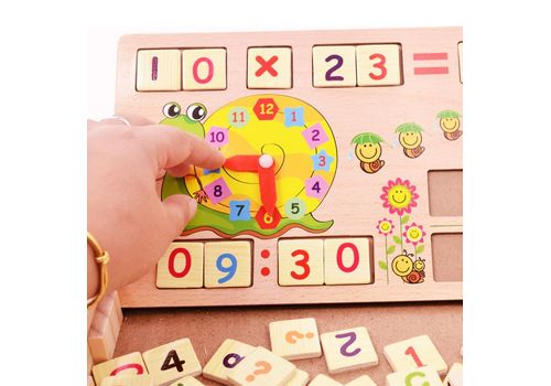 Cinq ensembles de colonne - Jeu de formes montessori au meilleur prix au Maroc