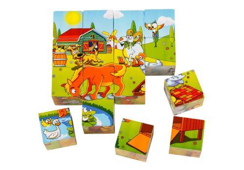 Puzzle 3D en bois - 2x2 au meilleur prix au Maroc