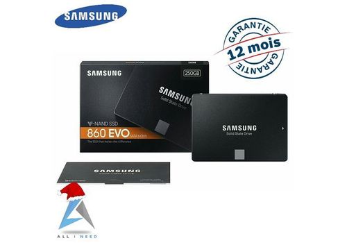 EVO 860 Disque dur SSD 250 Go/Gb 2.5" Série ATA III,6 Gbit/s ( offre limite ) dernier version 554mb/s au meilleur prix au Maroc