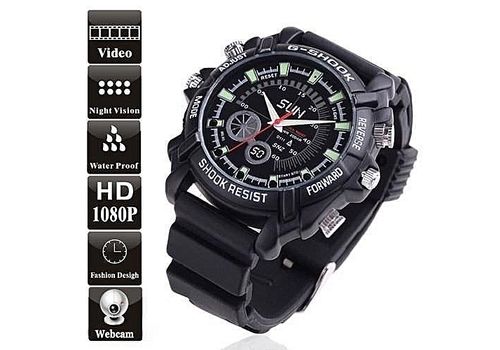 Top Tech Montre caméra espion HD 8Go IR au meilleur prix au Maroc