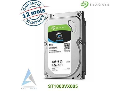 Disque dur interne SkyHawk 1 To SATAIII Réf ST1000VX005 au meilleur prix au Maroc