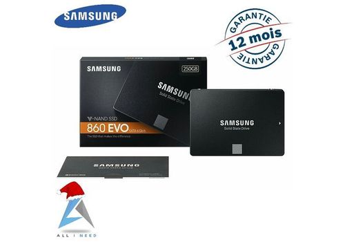 V-NAND SSD 860 EVO HDD -  2,5" - 250 Go - Interface SATA III au meilleur prix au Maroc