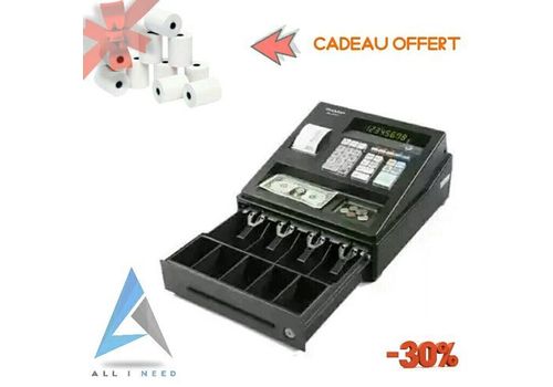 Caisse Enregistreuse SHARP XE-A107-BK Avec 10 Rlx de caisse Gratuit au meilleur prix au Maroc