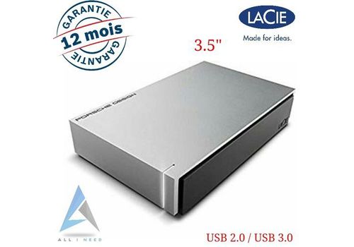 Disque dur externe 4 To en aluminium 3.5" ( Type-C, USB 2.0 , USB 3.0 ) au meilleur prix au Maroc