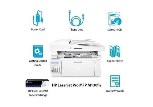 imprimante multifonction 3in1 laser A4 HP LaserJet Pro MFP M130fn imprimez, numérisez et copiez au meilleur prix au Maroc