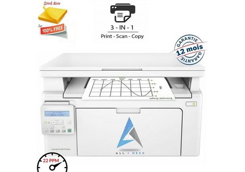 Imprimante Multifonction LaserJet Pro M130a + Stick note Gratuit au meilleur prix au Maroc