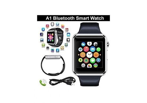 Smart Smart Watch Montre Connectée avec carte sim - SILVER au meilleur prix au Maroc