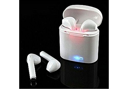 i7S TWS Twins Bluetooth avec Boîte de Chargeur Sans Fil Écouteurs pour IOS Et Android au meilleur prix au Maroc