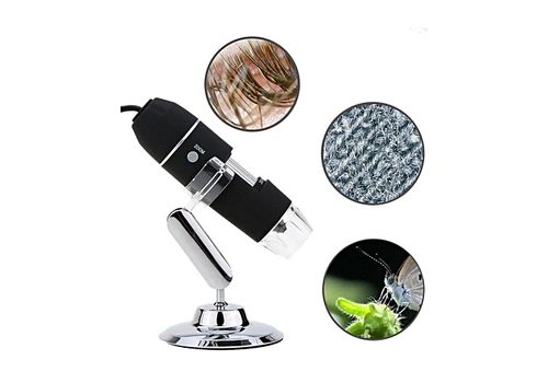 Mini microscope électronique zoom USB x500 au meilleur prix au Maroc