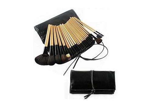 Pack 24 Pinceaux pour maquillage + Pochette au meilleur prix au Maroc