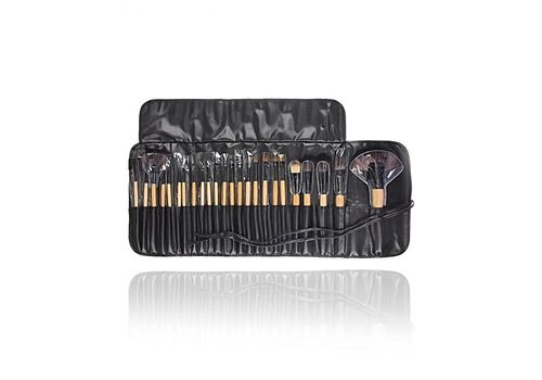 Pack 24 Pinceaux pour maquillage + Pochette au meilleur prix au Maroc