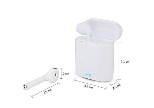 i7S TWS Twins Bluetooth avec Boîte de Chargeur Sans Fil Écouteurs pour IOS Et Android au meilleur prix au Maroc