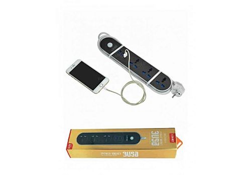 LDNIO Prise Mural 1.6M Originales sc3301multiprise Parafoudre Protection + 3Usb 3.1A au meilleur prix au Maroc