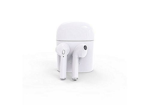HEADPHONE Mini Oreillettes Bluetooth i7S TWS 1Pair (2PCS) sans fil casque avec boîte de charge 950 mAh stéréo pour tous les smartphones - Blanc au meilleur prix au Maroc