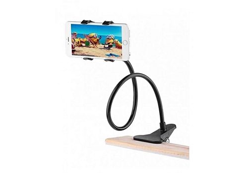 Support Téléphone Universal Lazy Bed bureau voiture - Noir au meilleur prix au Maroc