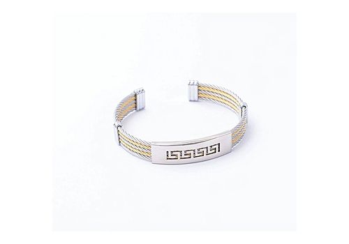 Rêve diamant Bracelet Dafni 100% Acier Argenté-Doré + Boite cadeau au meilleur prix au Maroc