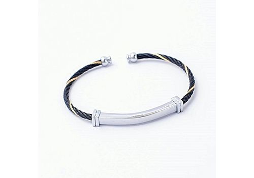 Rêve diamant Bracelet JH 100% en Acier Noir-Argenté + Boite Cadeau au meilleur prix au Maroc