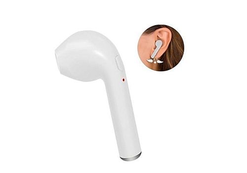 Smart I7 Mini Oreillette Bluetooth 4.1 sans Fil avec Microphone Bluetooth Écouteur ( 1x Oreille ) - Blanc au meilleur prix au Maroc