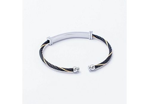 Rêve diamant Bracelet JH 100% en Acier Noir-Argenté + Boite Cadeau au meilleur prix au Maroc