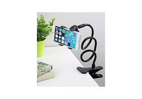 Support Téléphone Universal Lazy Bed bureau voiture - Noir au meilleur prix au Maroc