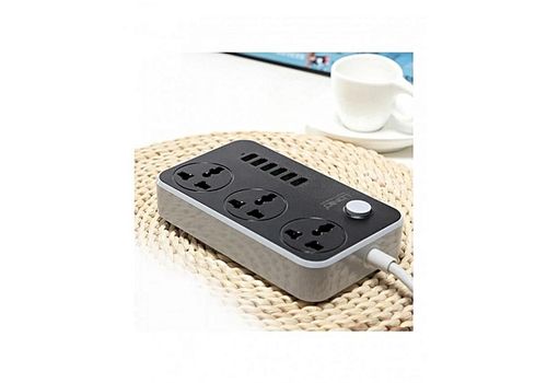 LDNIO Multiprises - 3 Prises de courant 6 Ports USB au meilleur prix au Maroc