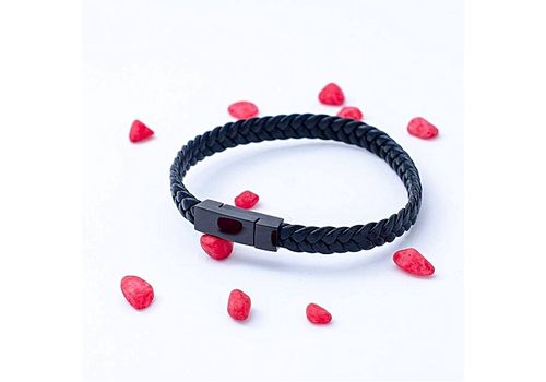 Rêve diamant Bracelet Elegance à motif 100% Acier - Noir + Boite Cadeau au meilleur prix au Maroc