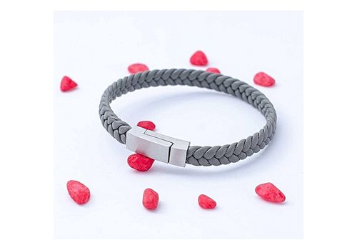 Rêve diamant Bracelet Elegance à motif 100% Acier - Gris + Boite Cadeau au meilleur prix au Maroc