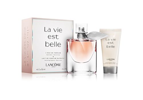 Lancôme Coffret La Vie est Belle de Lancôme Eau de parfum + Lait de corps au meilleur prix au Maroc