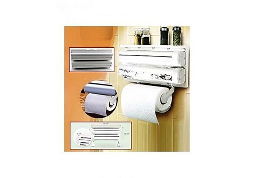 Distributeur de rouleau de cuisine triple 3 en 1. au meilleur prix au Maroc