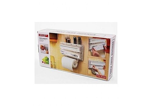 Distributeur de rouleau de cuisine triple 3 en 1. au meilleur prix au Maroc