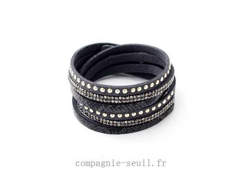 Rêve diamant Bracelet en Strass - Gris au meilleur prix au Maroc