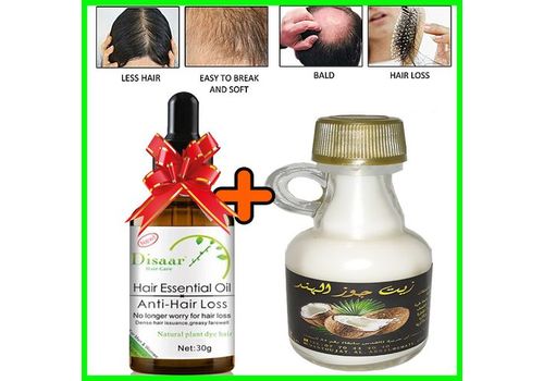 huile essentielle qui répare et active les follicules pileux dormants- anti chute de cheveux ++ huile de coco raffiné au meilleur prix au Maroc